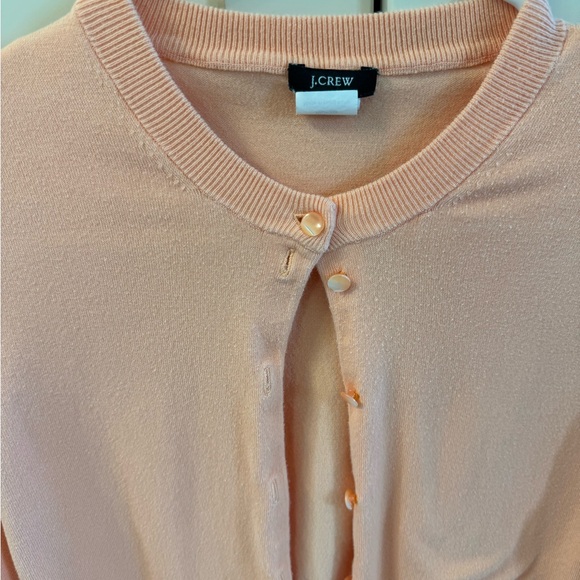 J. Crew Women's Light Coral Cardigan Sweater - Picture 4 of 4